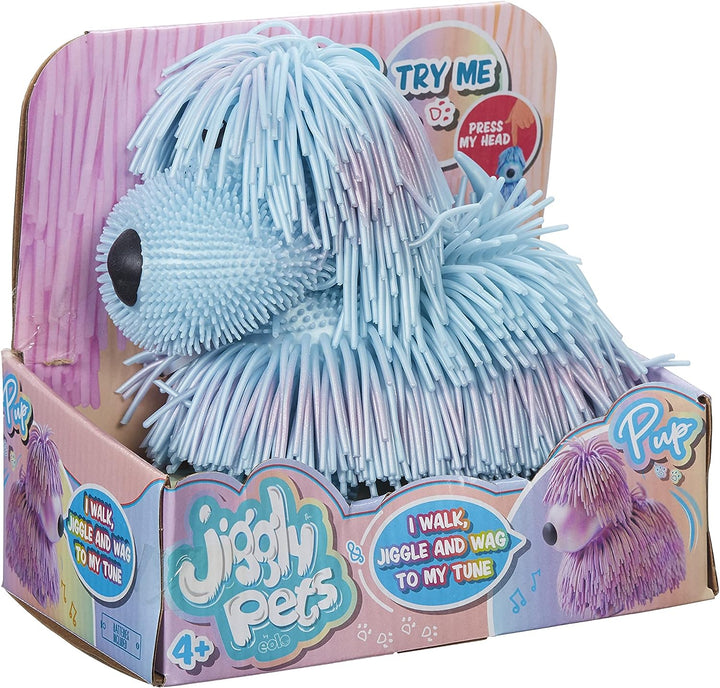 Jiggly Pets Pearlescent Puppy Blue Interactive Electronic Puppy toy