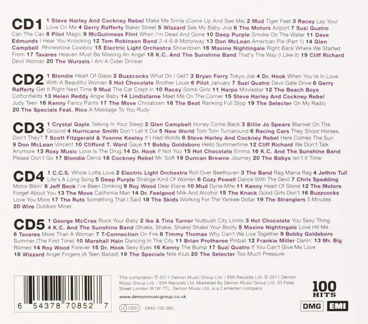 100 Hits Super 70s [Audio CD]