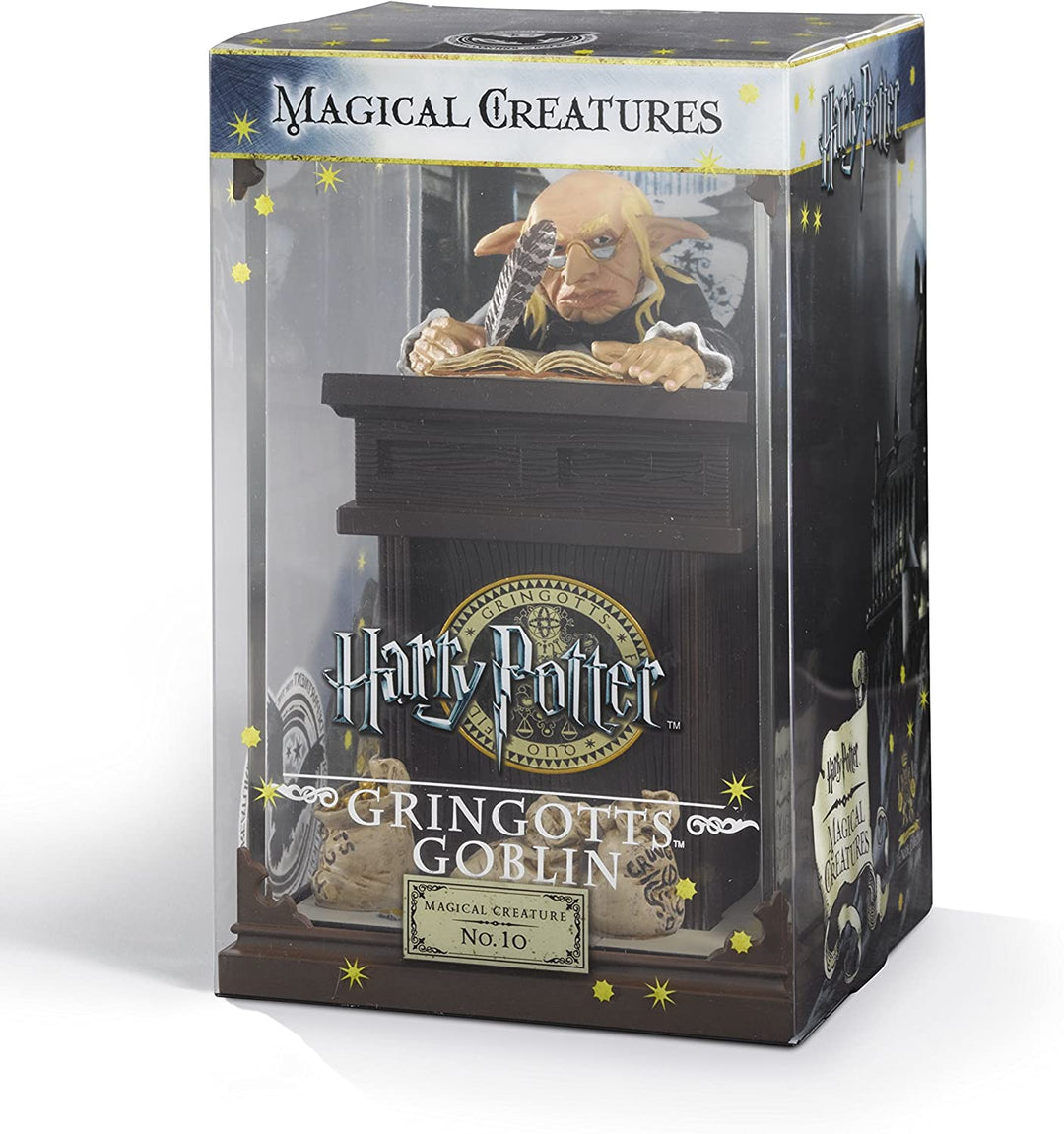 The Noble Collection – Magische Kreaturen Gringotts Kobold – handbemalte magische Kreatur Nr. 10 – offiziell lizenzierte 7 Zoll (18,5 cm) Harry Potter Toys Sammelfiguren – für Kinder und Erwachsene