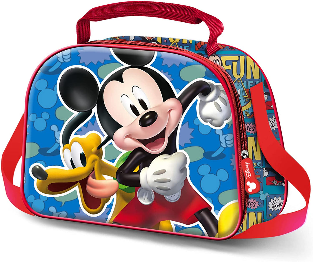 Mickey Mouse Fun-3D Lunchtasche, mehrfarbig