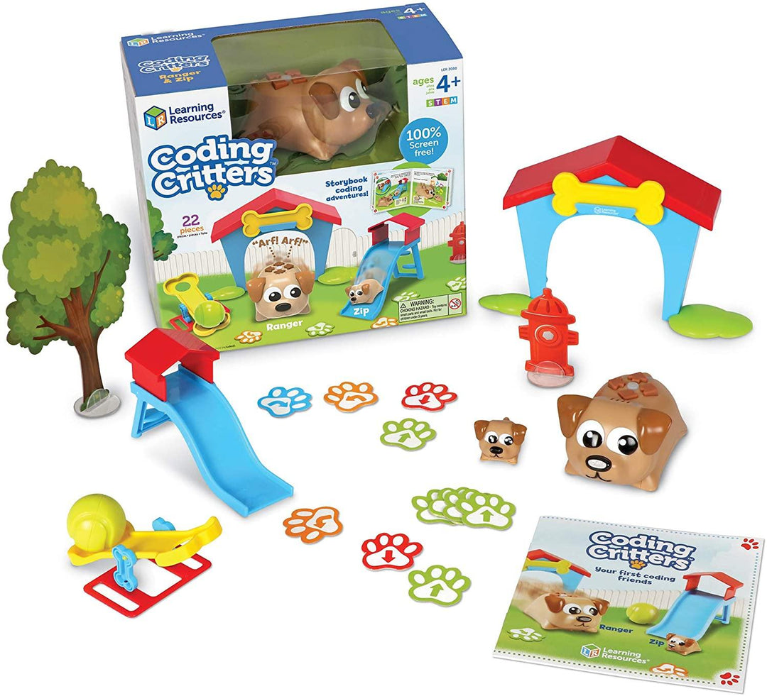 Learning Resources LER3080 Coding Critters Ranger & Zip - Yachew
