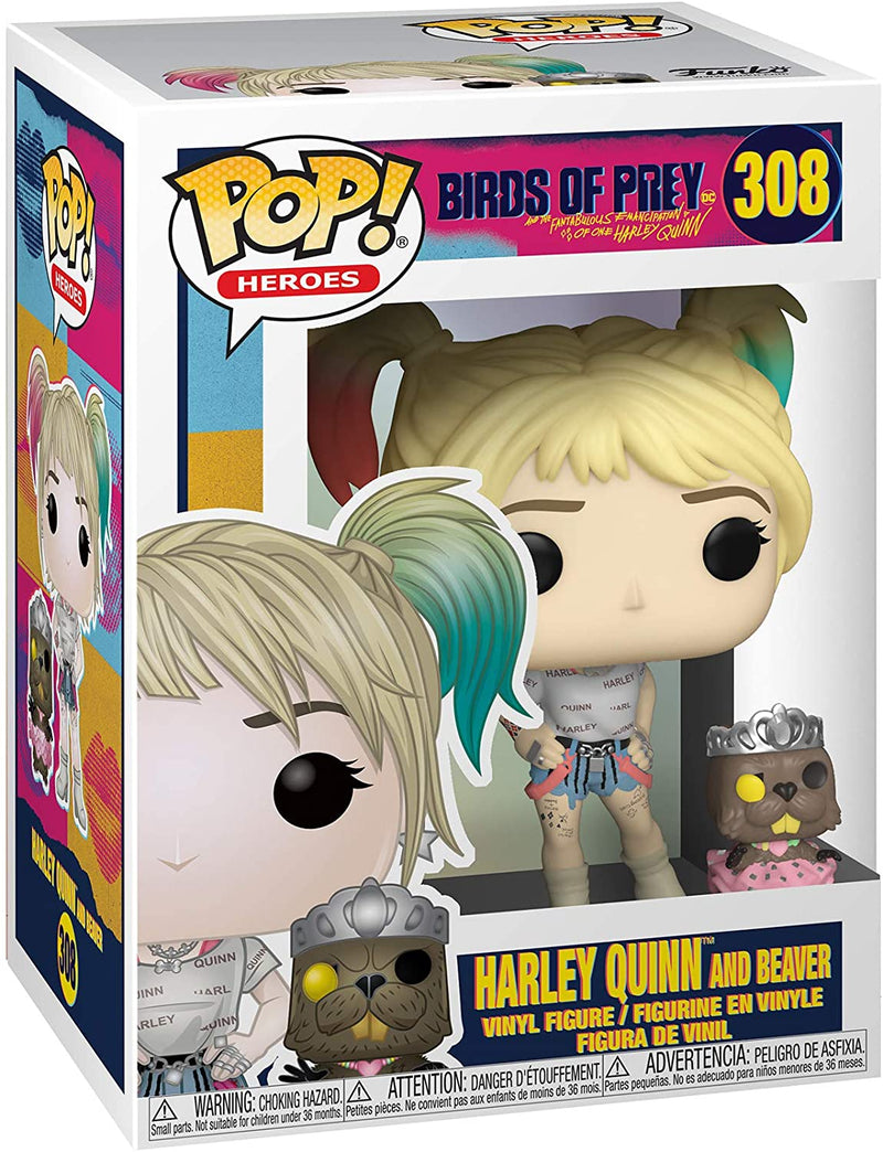 Birds of Prey Harley Quinn And Beaver Funko 44378 Pop! Vinyl 