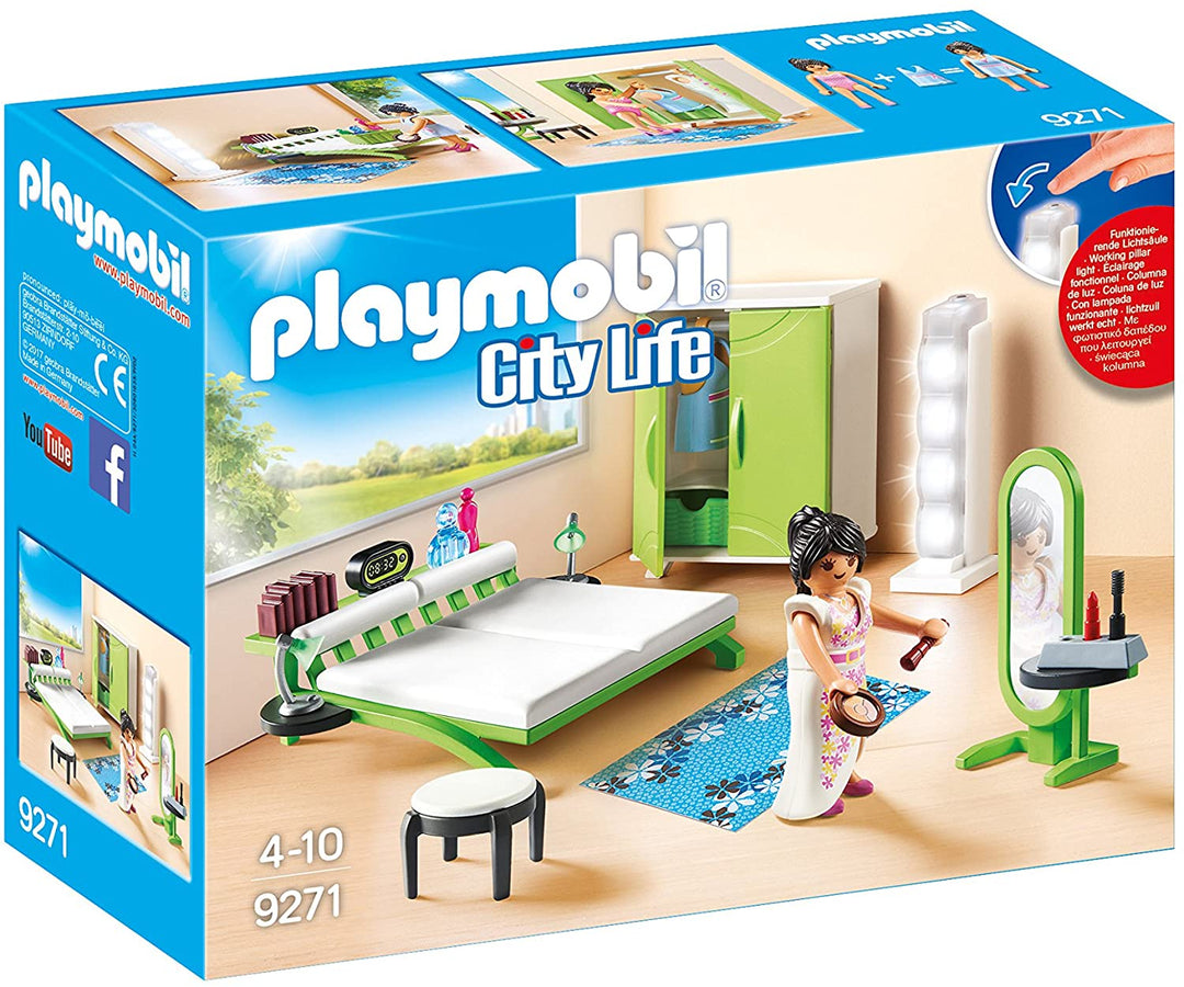 Playmobil City Life 9271 Chambre à coucher pour enfants à partir de 4 ans
