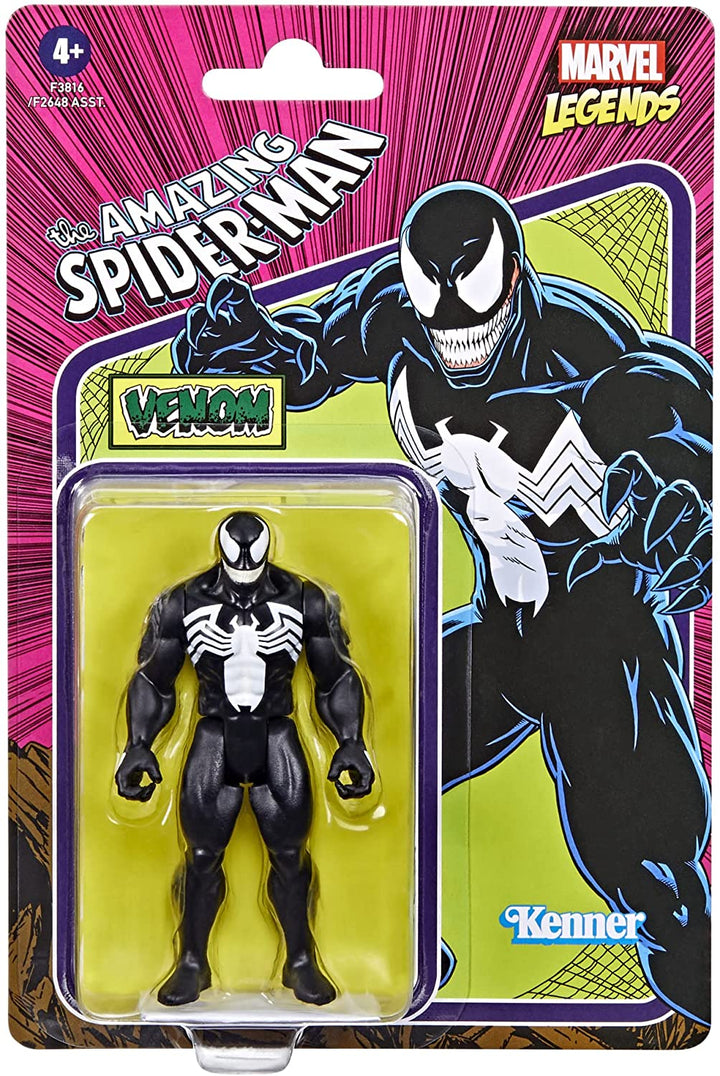 Hasbro Marvel Legends Series 9,5 cm Retro 375 Collection Venom Actionfigur Spielzeug