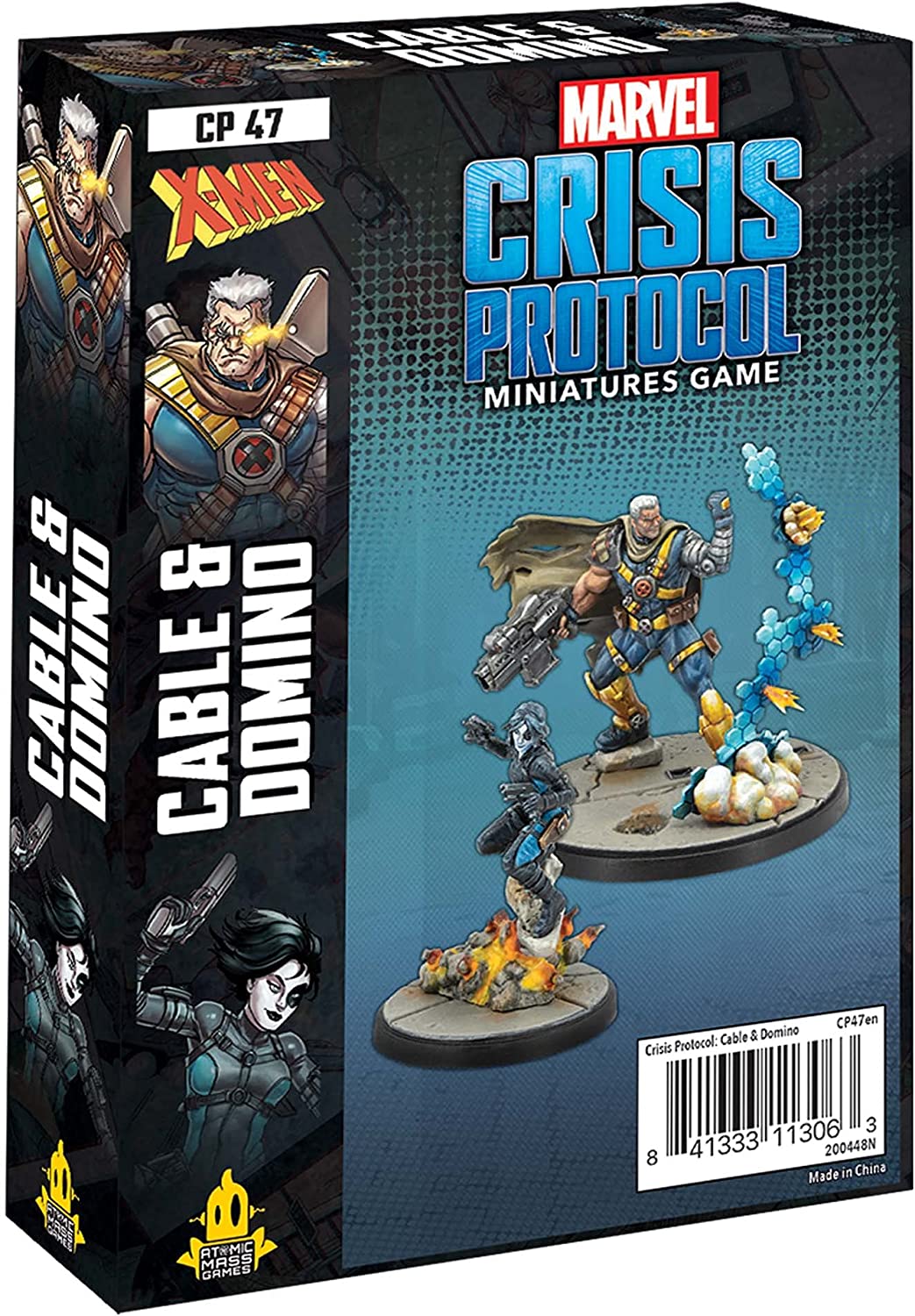 Marvel Crisis Protocol: Kabel- und Domino-Miniaturenspiel