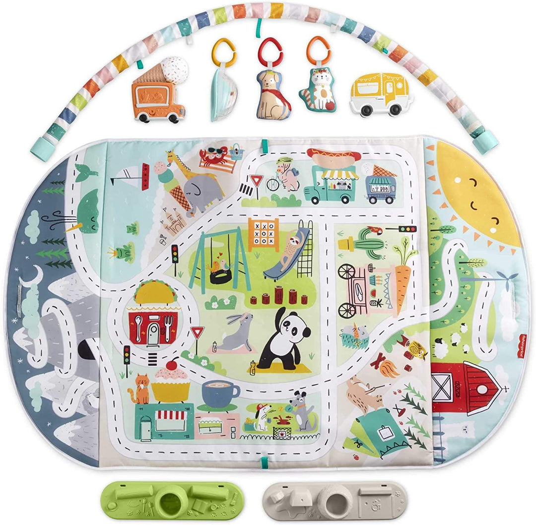 Fisher-price Activity City Gym to Jumbo Play Mat - Yachew