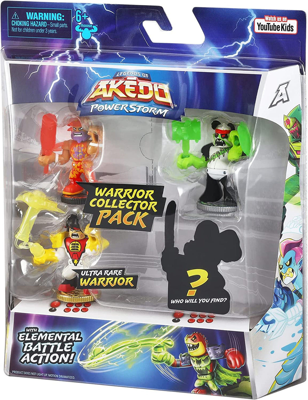 Legends of Akedo: Powerstorm Warrior Collector Pack mit 4 Kriegerfiguren