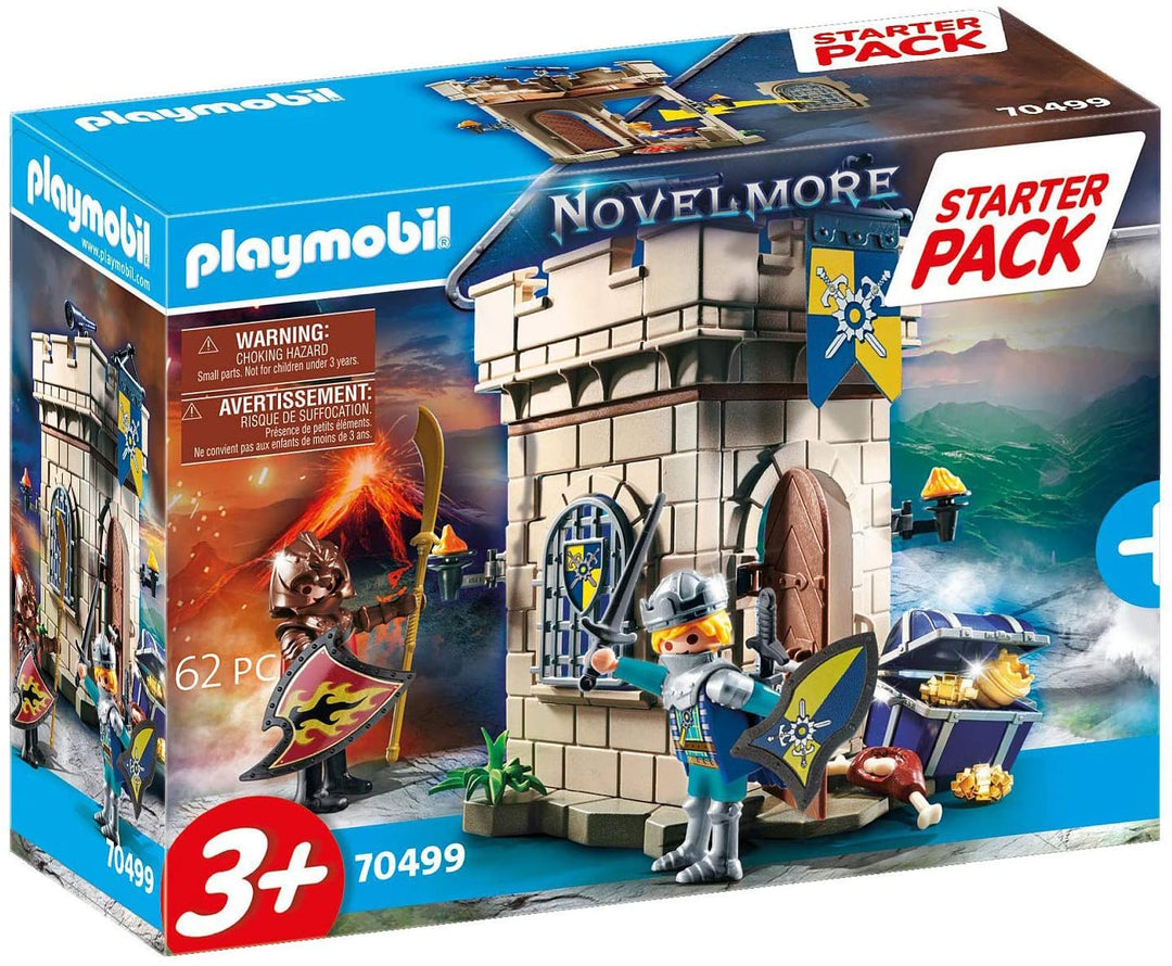 Playmobil 70499 Novelmore Knights Fortress - Paquete de inicio grande para niños a partir de 3 años