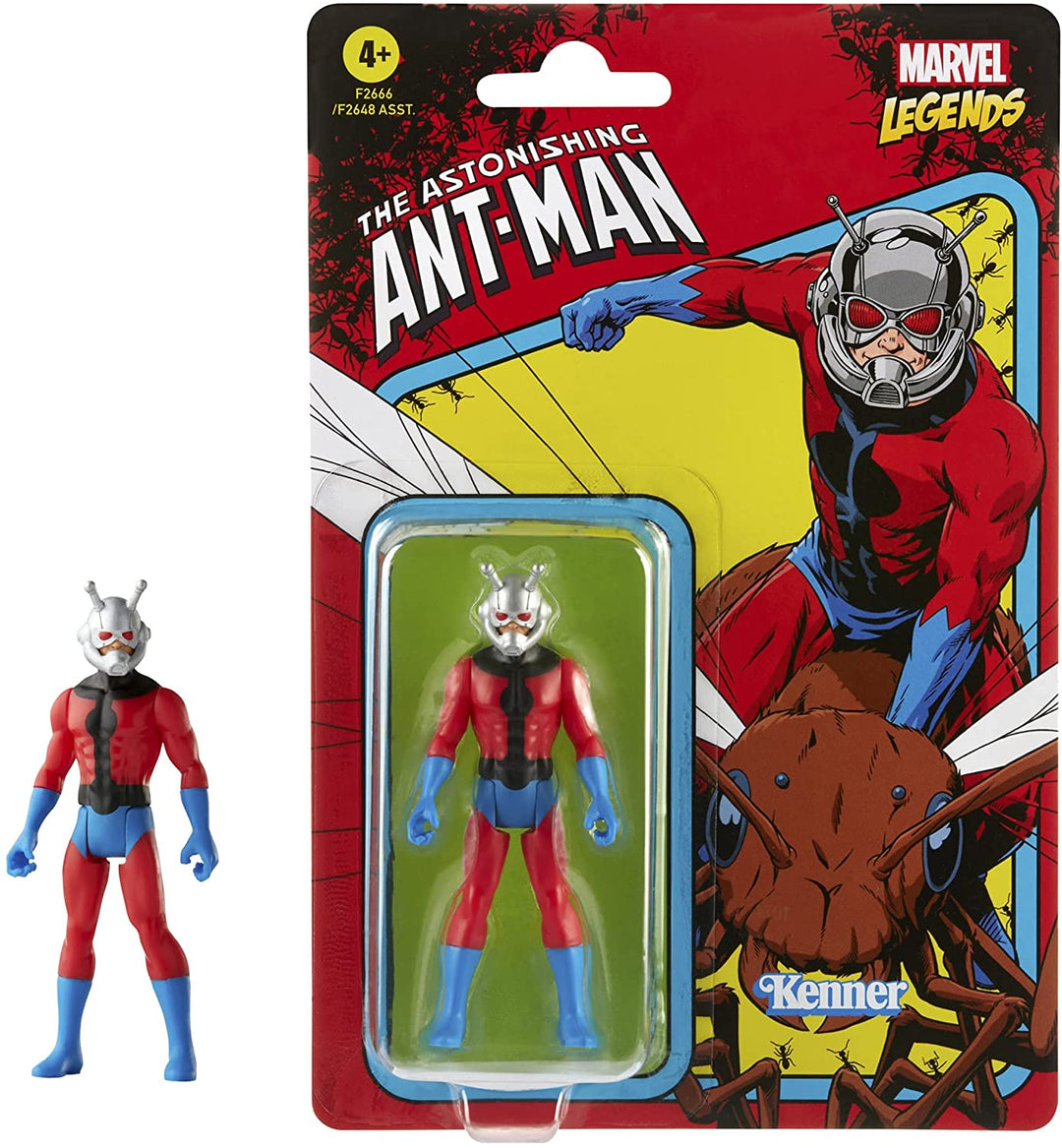 Hasbro Marvel Legends Series 3,75-Zoll-Retro-Kollektion Ant-Man-Actionfigurenspielzeug