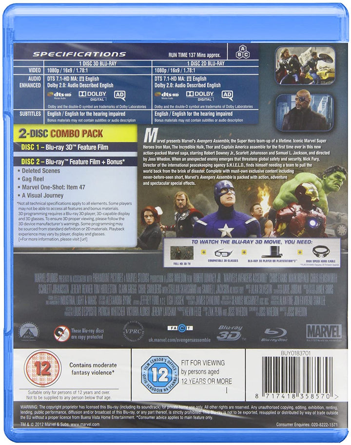 Marvel Avengers Assemble [Blu-ray]