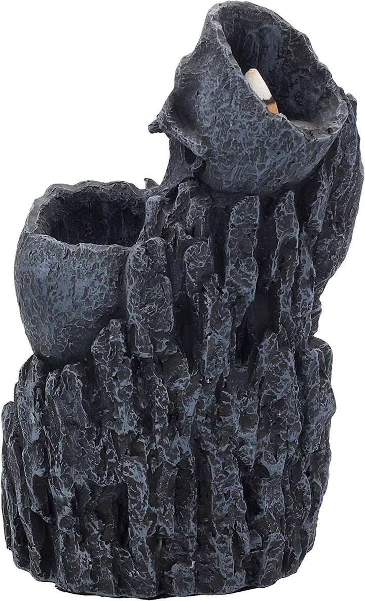 Nemesis Now Skull Backflow Tower Incense Burner 17.5cm Black, Resin