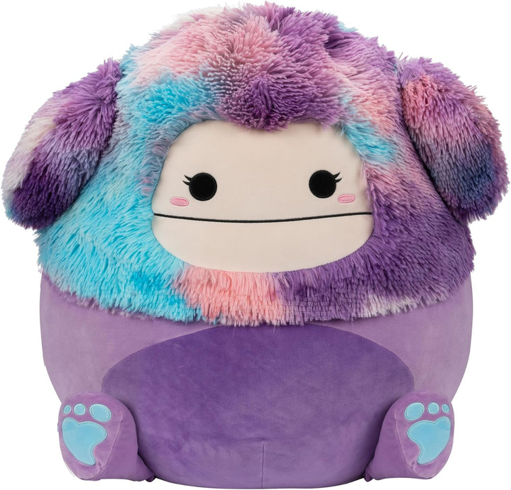 Squishmallows SQCR04218 20" Eden The Purple Bigfoot, Black