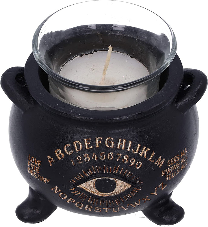 All Seeing Eye Witches Cauldron Teelichthalter