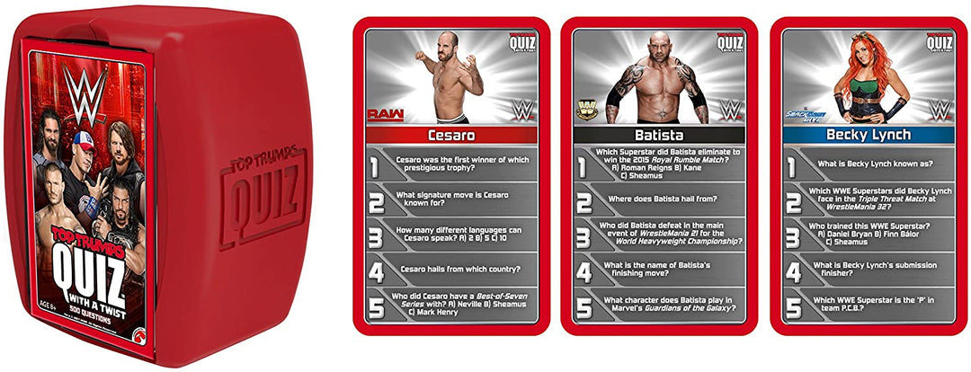 Les meilleurs atouts du jeu de quiz de la WWE