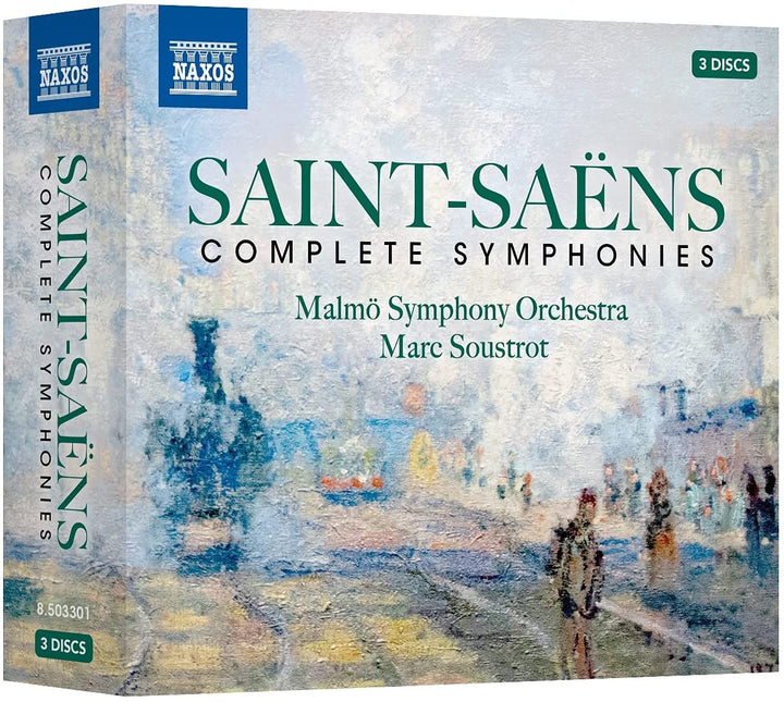 Saint-Saëns: Sämtliche Sinfonien [Malm Symphony Orchestra; Marc Soustrot] [Naxos: 8503301] [Audio CD]