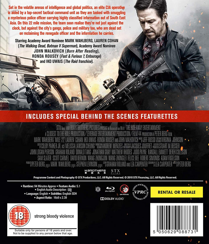 Meile 22 – Action/Thriller [Blu-ray]