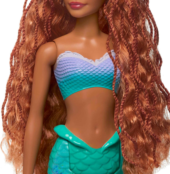 Disney Die kleine Meerjungfrau Ariel Puppe, Meerjungfrau-Modepuppe mit charakteristischem Outfit