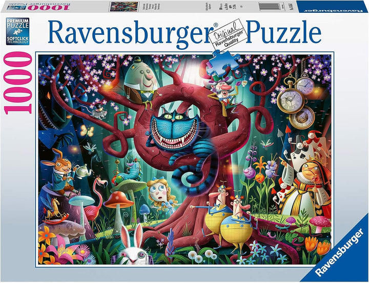 Ravensburger - Fast jeder ist verrückt (Alice im Wunderland), 1000-teiliges Puzzle für Erwachsene und Kinder ab 12 Jahren
