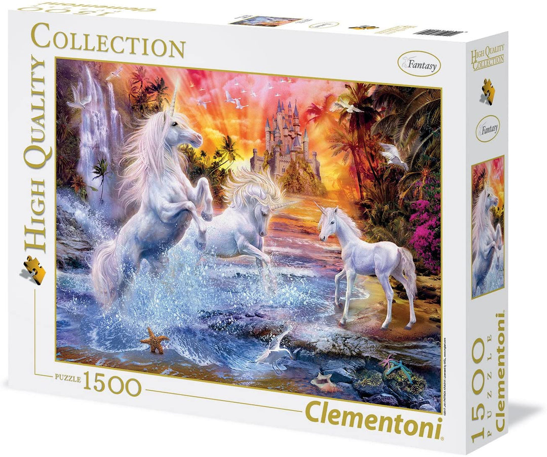 Clementoni 31805 - Wild Unicorns - 1500 pieces - Puzzle for adults and children