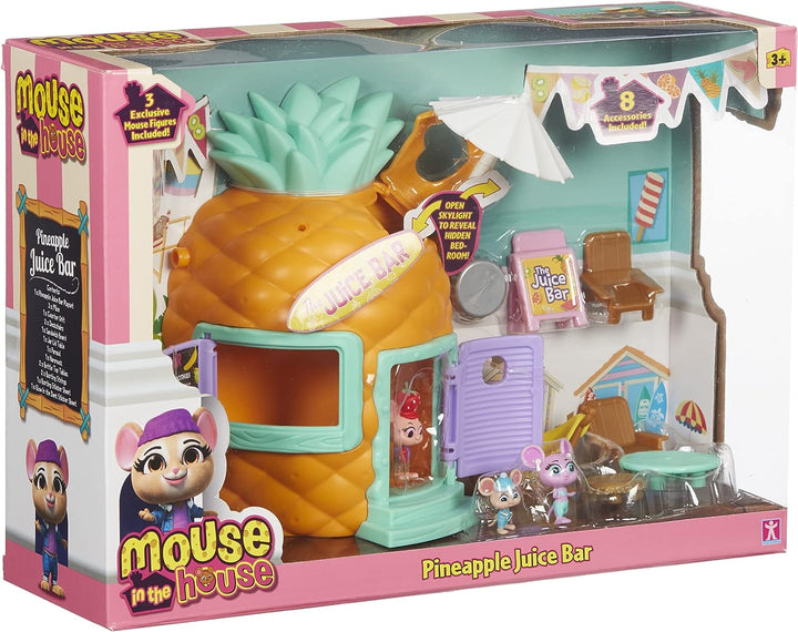 Millie & Friends Mouse in The House Pineapple Juice Bar Playset - Imaginative Play for Ages 3+
