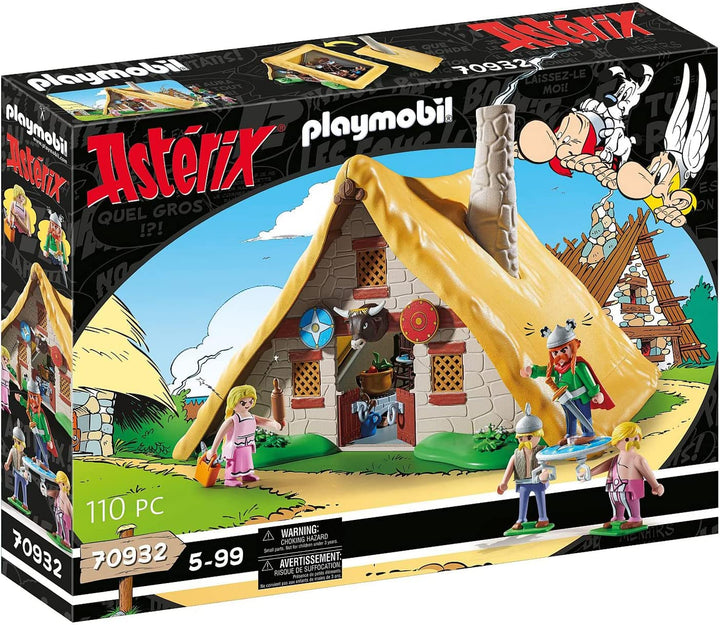 PLAYMOBIL Asterix 70932 Hut of Vitalstatistix, Toy for Children Ages 5+