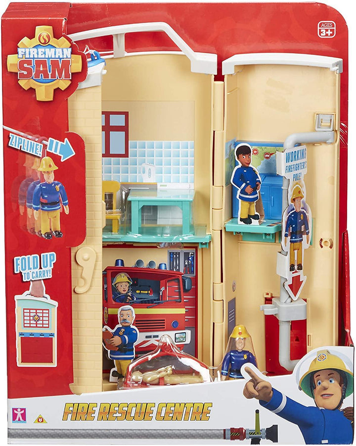 Fireman Sam Fire Rescue Centre Fire Station Playset - Yachew