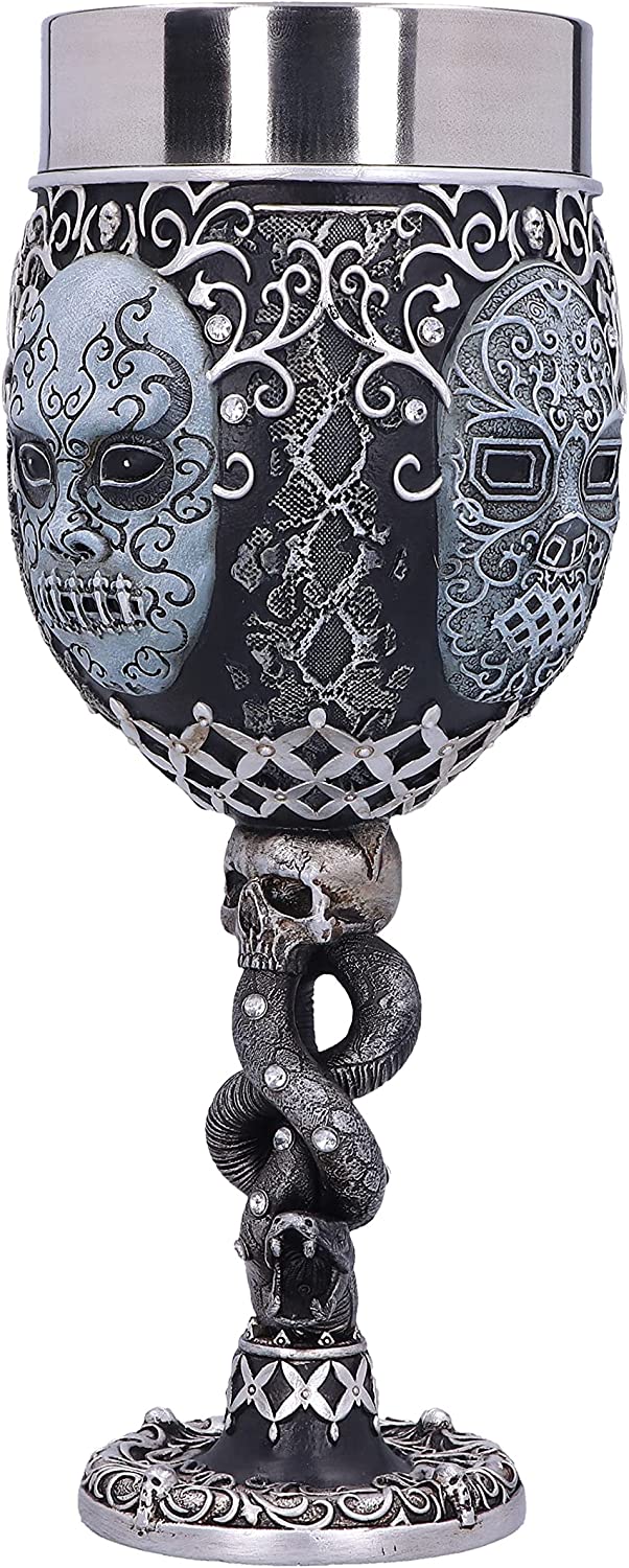 Nemesis Now Death Eater Mask Collectible Goblet - Resin, Hand-Painted 5