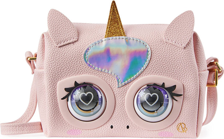Purse Pets, Glamicorn Unicorn Interactive Purse Pet with Over 25 Sounds and Reactions