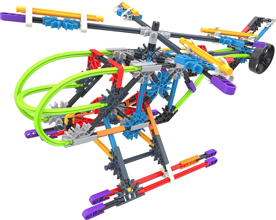 K'NEX 80208 Flügel- und Radbauset, 3D-Lernspielzeug für Kinder, 500 Teile