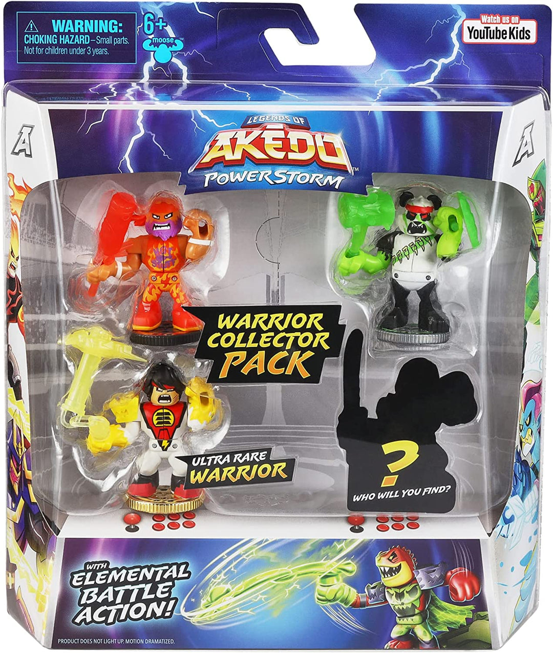 Legends of Akedo: Powerstorm Warrior Collector Pack mit 4 Kriegerfiguren