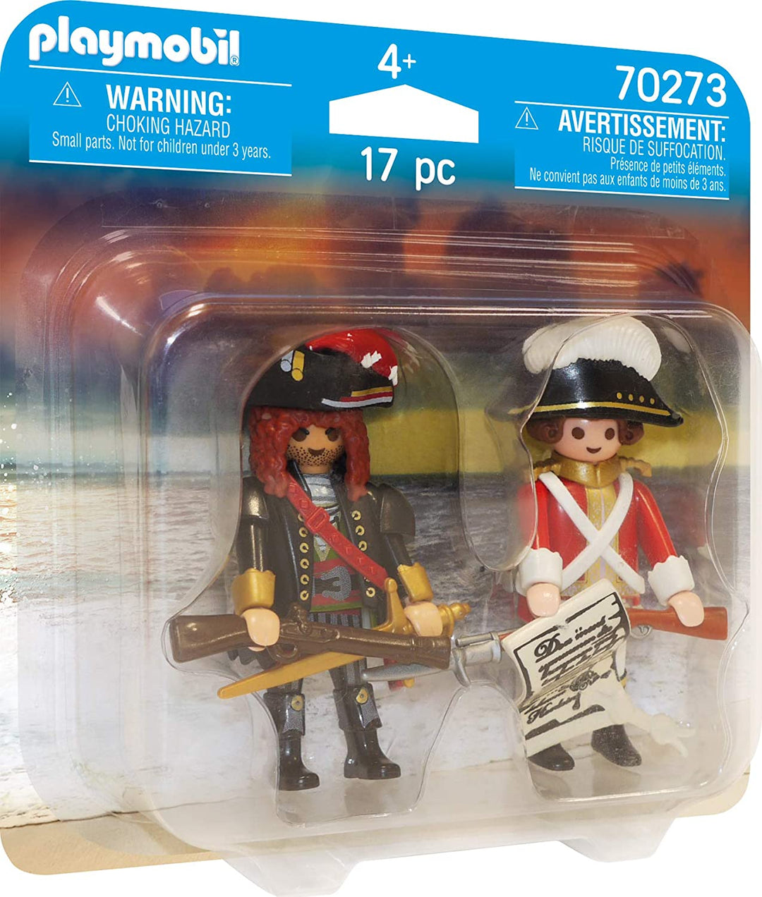 Playmobil 70273 Pack Duo Pirate et Manteau Rouge