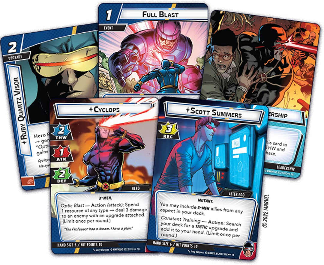 Fantasy-Flugspiele | Cyclops Hero Pack: Marvel Champions | Kartenspiel | Ab 14 Jahren