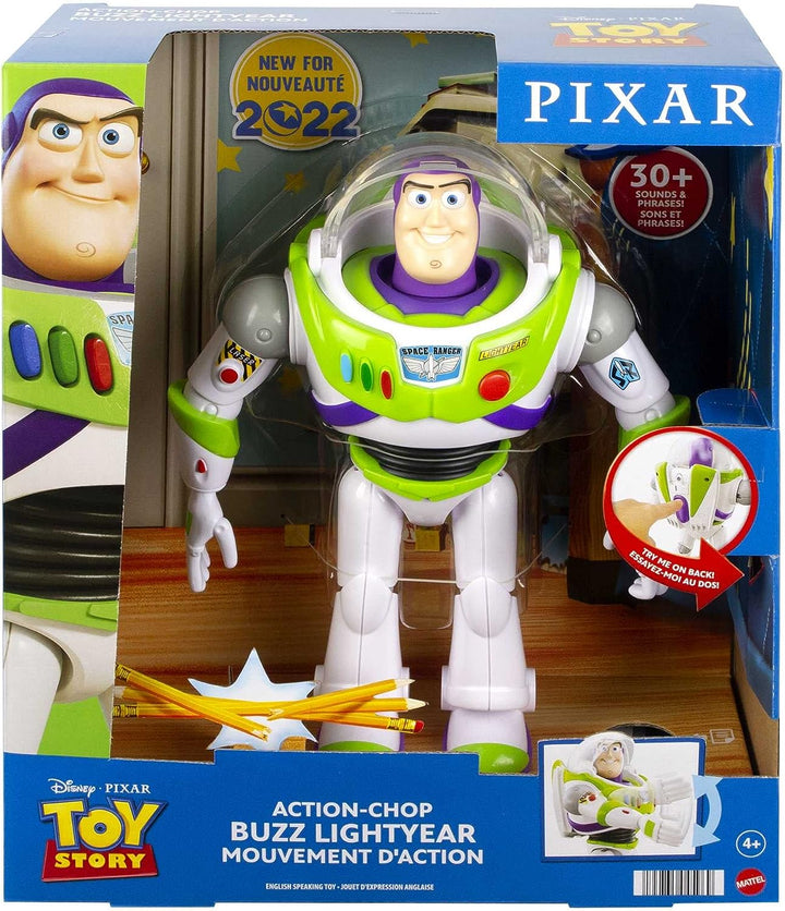 Disney Pixar Toy Story Action Chop Buzz Lightyear Authentische Figur 12 im Maßstab,