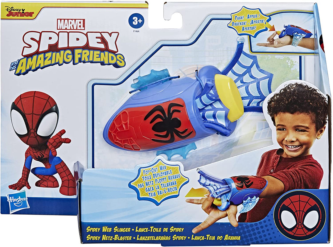 Spidey And His Amazing Friends Marvel Spidey Web Slinger, Wrist-Mounted Toy, Fab