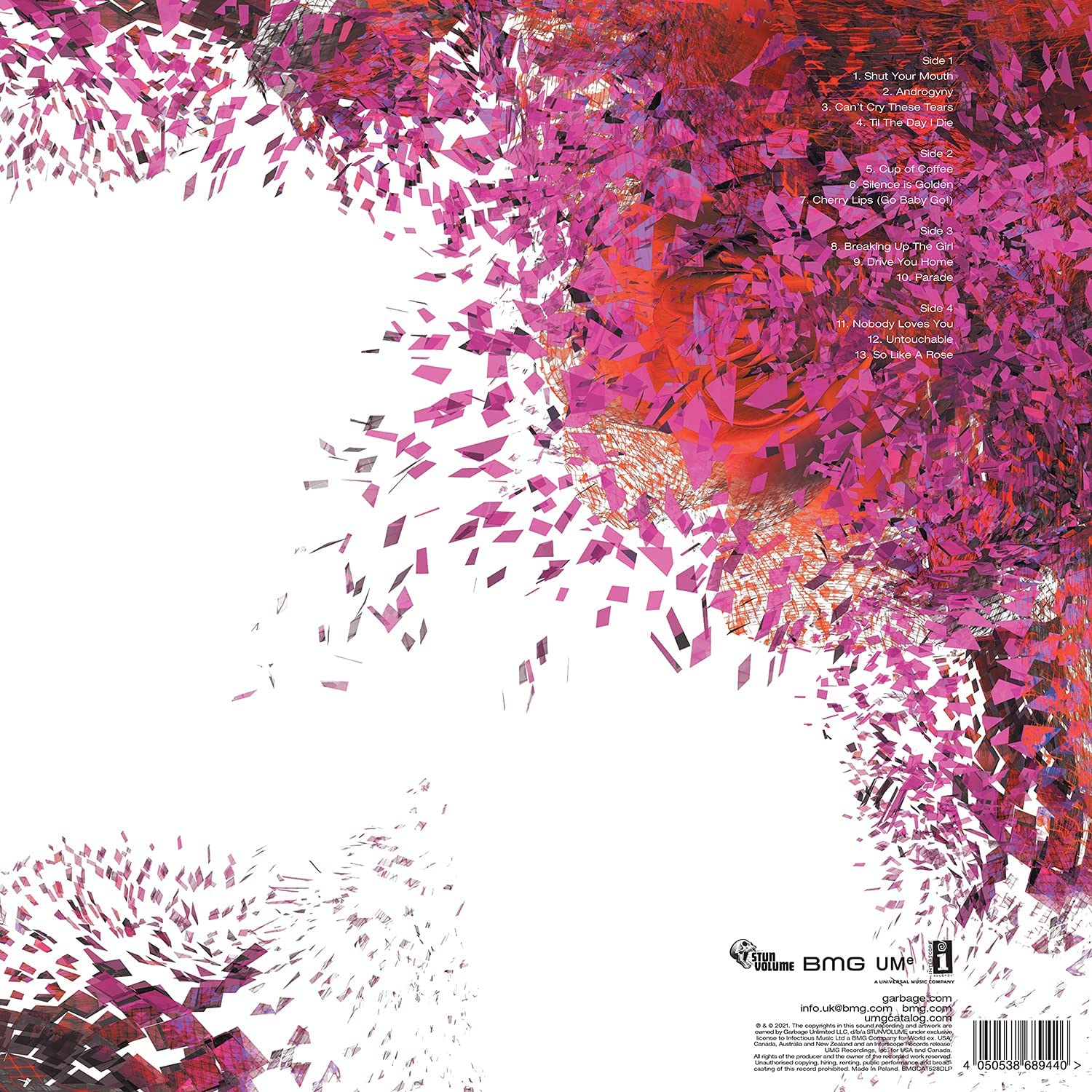 Garbage – Beautiful Garbage (2021 Remastered) [140 g weißes Vinyl 2LP] 2