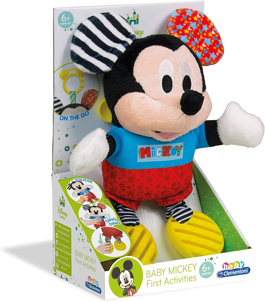 Clementoni 17165 Disney Baby-Mickey First Activities Plüsch