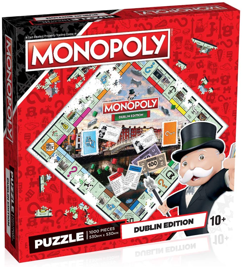 Gioco di puzzle da 1000 pezzi del monopolio di Dublino