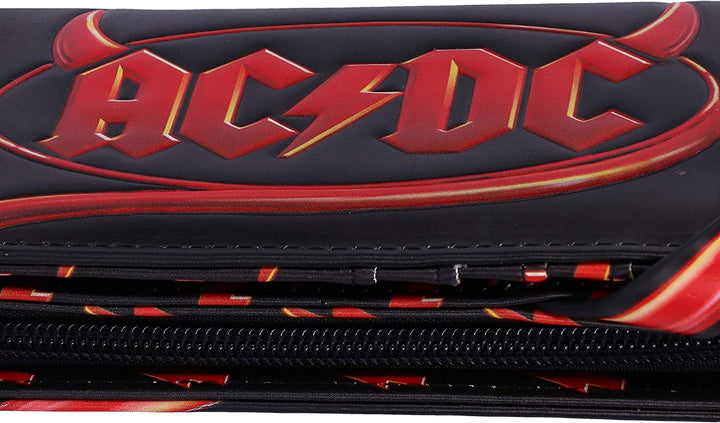 Nemesis Now Officially Licensed AC/DC Logo Lightning Embossed Purse Wallet, Poly