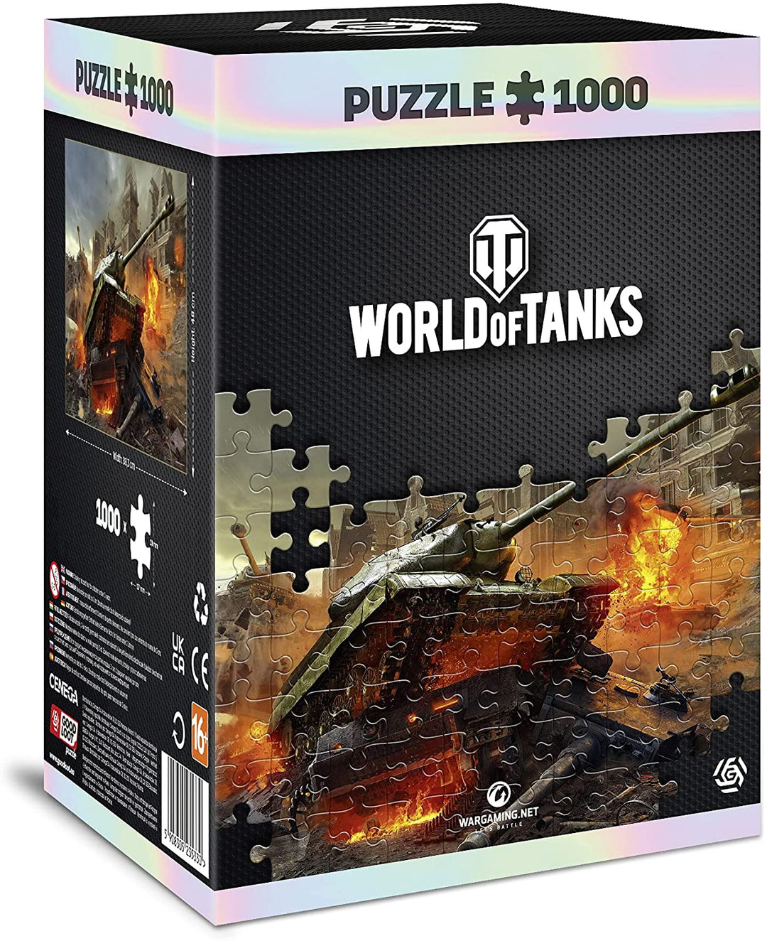 World of Tanks: New Frontiers | 1000-teiliges Puzzle | inklusive Poster und B