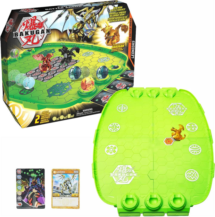BAKUGAN Evo Battle Arena, Includes Exclusive Leonidas for Ages 6 and Up,