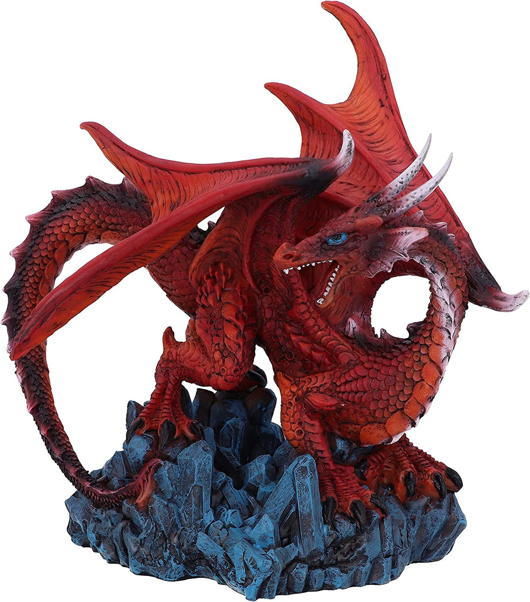 Nemesis Now Crimson Guard Dragon Figurine 16.5cm, Red, U5543T1