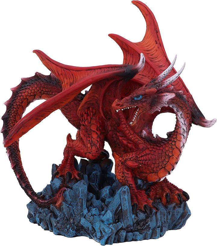 Nemesis Now Crimson Guard Drachenfigur, 16,5 cm, Rot, U5543T1