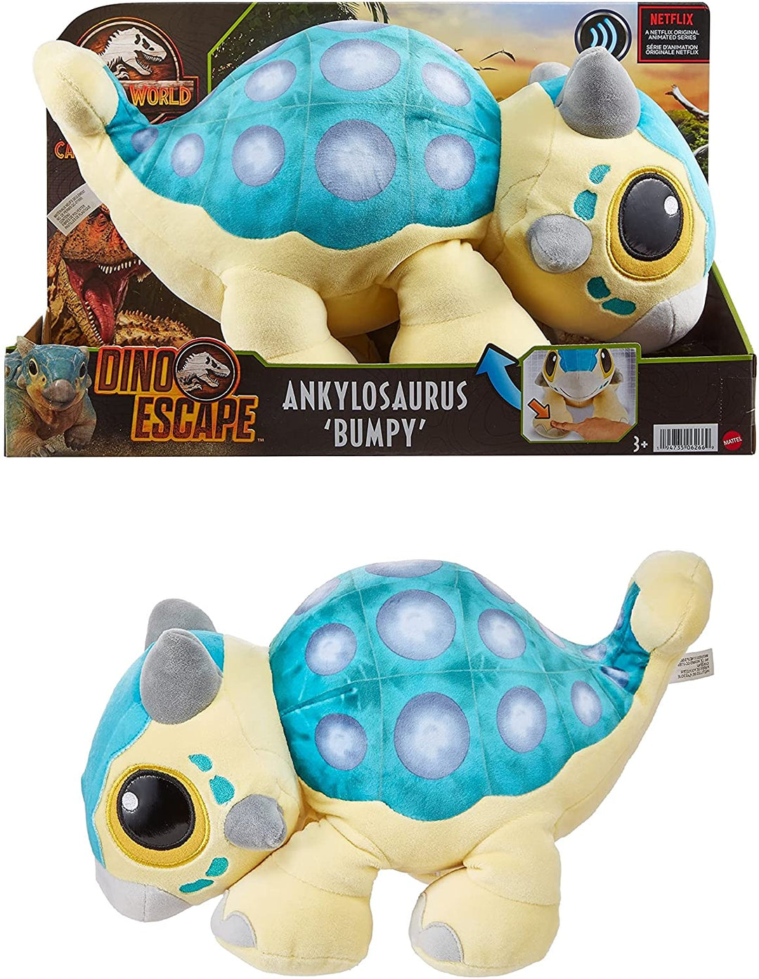 AB Gee abgee 900 HHB48 EA Jurassic World Bumpy Feature Plüsch, rot