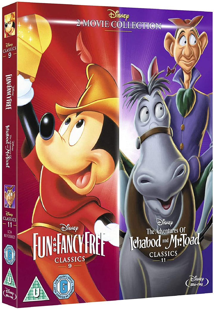 Fun & Fancy Free/ Ichabod and Mr Toad [Region Free] [Blu-ray]