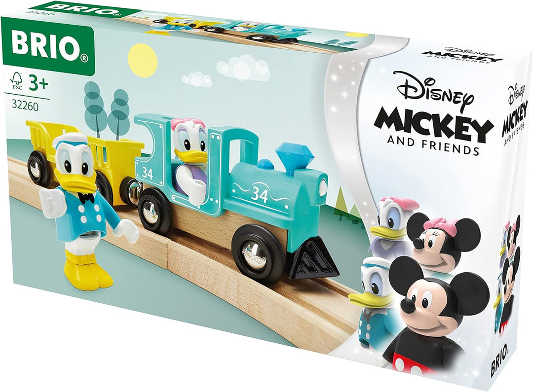 BRIO Disney Donald & Daisy Duck Train for Kids Age 3 Years Up