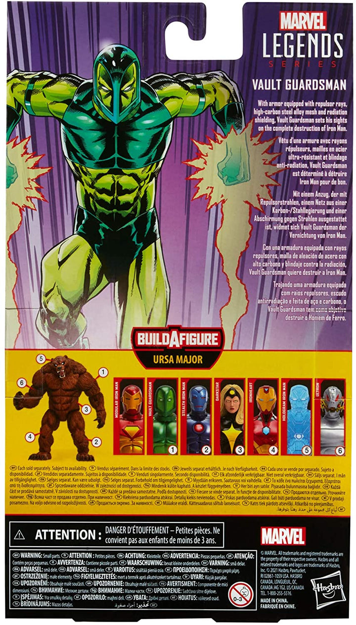 Hasbro Marvel Legends Series 6-Zoll-Actionfigur „Vault Guardsman“, inklusive 3 Zubehörteilen und Build-A-Figure-Teil, Premium-Design und mehrfarbige Artikulation, F0356