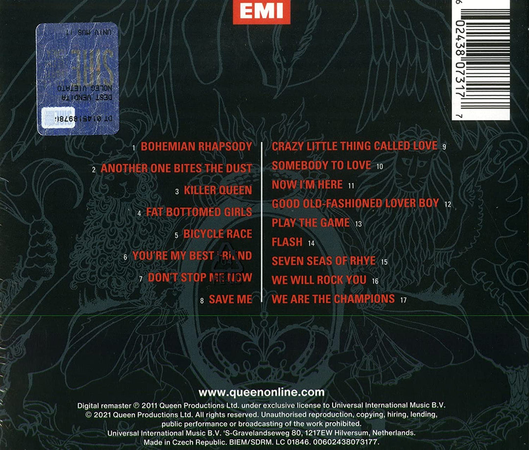 Queen - Greatest Hits [Audio CD]