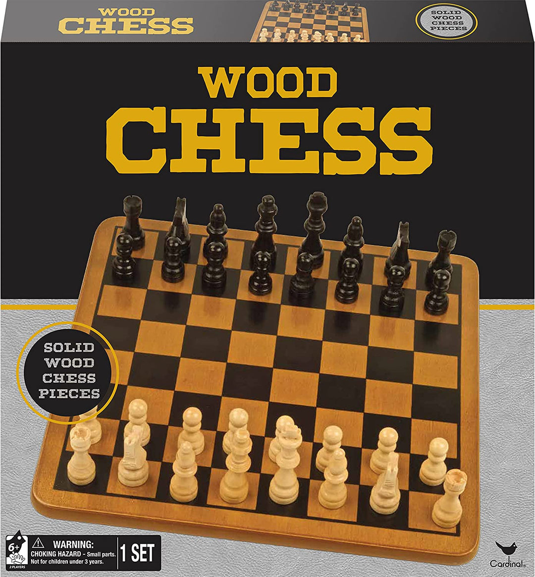 Classic Wooden Chess for Adults and Children aged 6+