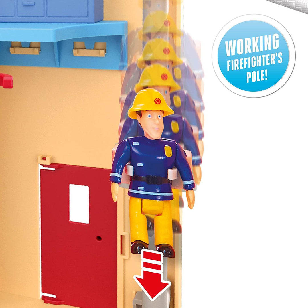 Fireman Sam Fire Rescue Centre Fire Station Playset - Yachew