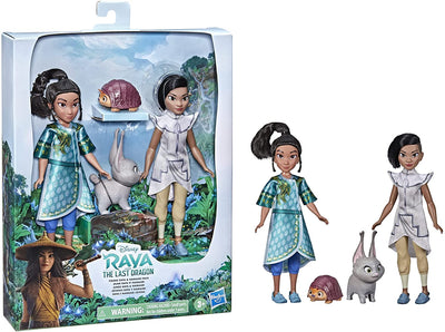 Disney's Raya and The Last Dragon Young Raya and Namaari Fashion Dolls 2-Pack, Fashion Doll Clothes